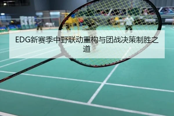 EDG新赛季中野联动重构与团战决策制胜之道